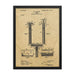 Vintage King C Gillette Patent Drawing 2 - 1904 Framed Print - Phoenix Artisan Accoutrements