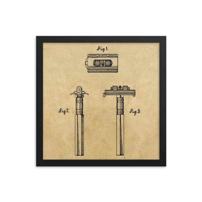 Vintage King Oscillator Patent Drawing 1928 Framed Print - Phoenix Artisan Accoutrements