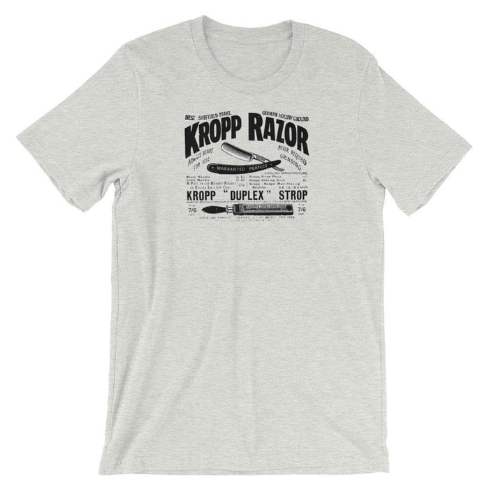 Vintage Kropp Straight Razor Advert Short-Sleeve Unisex T-Shirt - Phoenix Artisan Accoutrements