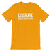 Vintage Luxshave Logo Short-Sleeve Unisex T-Shirt - Phoenix Artisan Accoutrements
