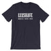 Vintage Luxshave Logo Short-Sleeve Unisex T-Shirt - Phoenix Artisan Accoutrements