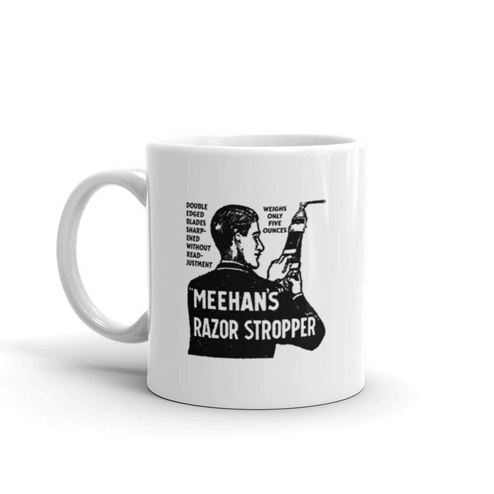 Vintage Meehan's Razor Stropper Coffee Mug | Available in 2 Sizes! - Phoenix Artisan Accoutrements