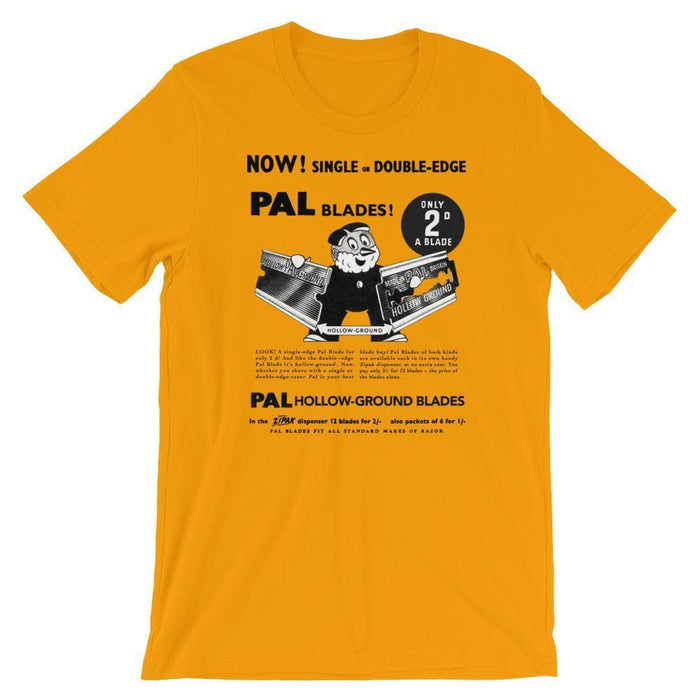 Vintage PAL Ad Short-Sleeve Unisex T-Shirt - Phoenix Artisan Accoutrements