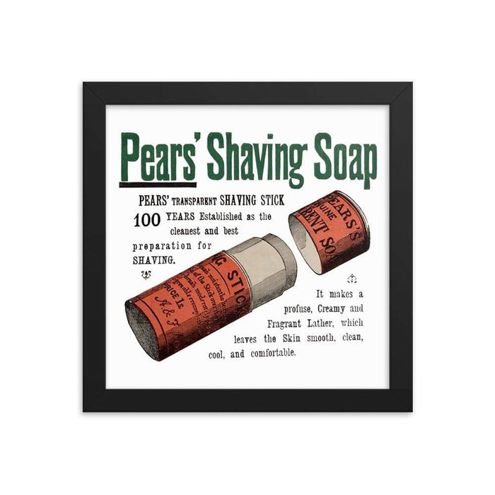 Vintage Shave Stick Advert Framed Print - Phoenix Artisan Accoutrements