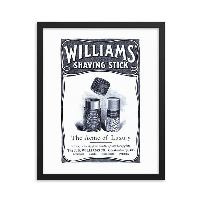 Vintage Shave Stick Advert Framed Print 3 - Phoenix Artisan Accoutrements