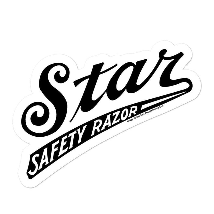 Vintage Star Safety Razors Vinyl Bubble-free stickers - Phoenix Artisan Accoutrements