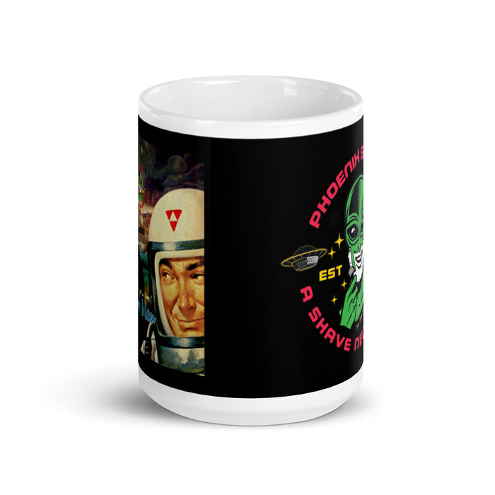 Sacré Bleu Classic Glossy Diner Style Coffee Mug | Available in 2 Sizes! - Phoenix Artisan Accoutrements
