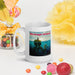 Strange Island White Glossy Diner Style Coffee Mug | Available in 2 Sizes! - Phoenix Artisan Accoutrements